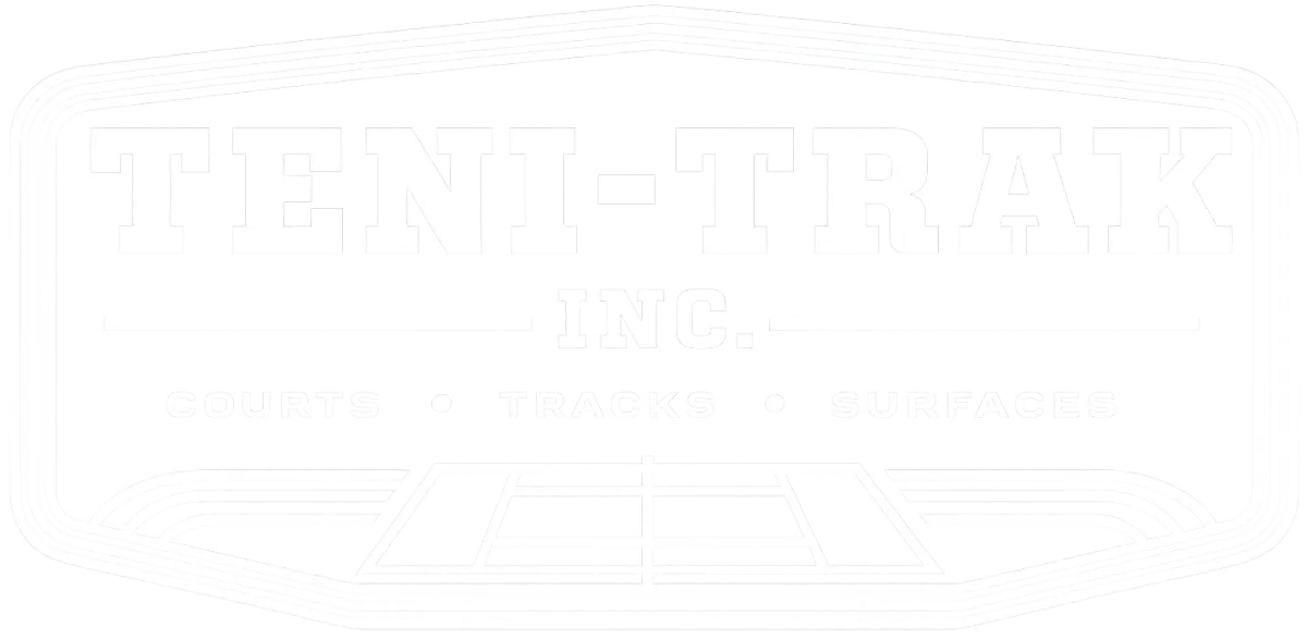 Teni Trak Inc. company logo with contact information