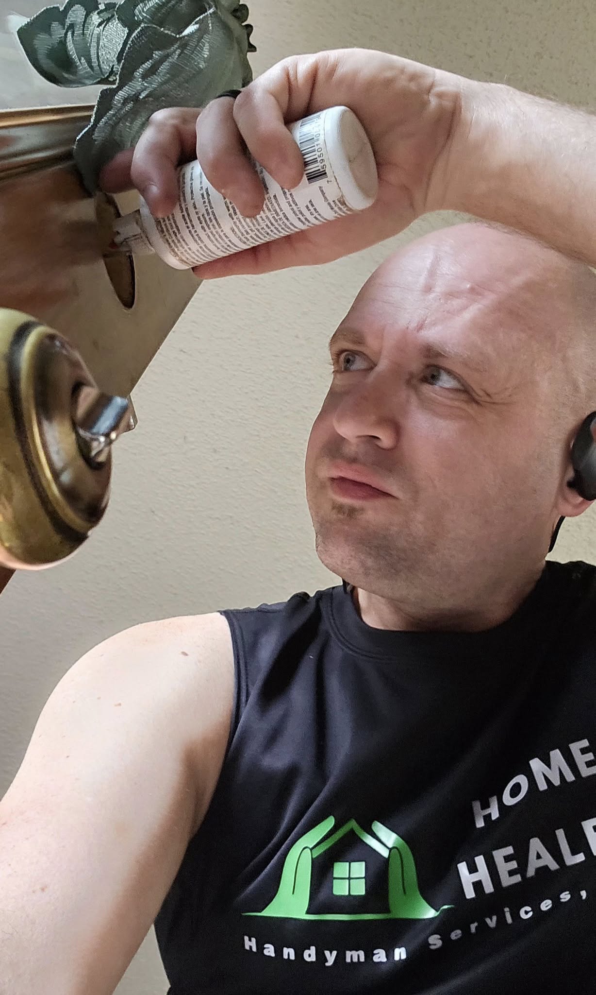 Amon Medinger of Home Healer Handyman sharing tips about small home repairs