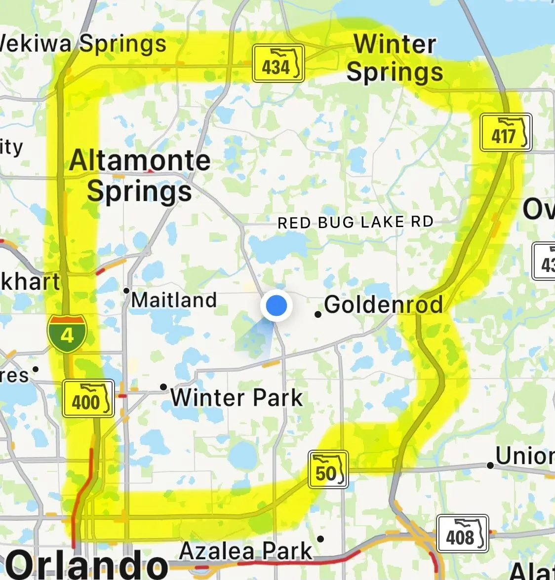 Abstract minimalist grayscale map showing the Simply Pawsitive service area boundaries