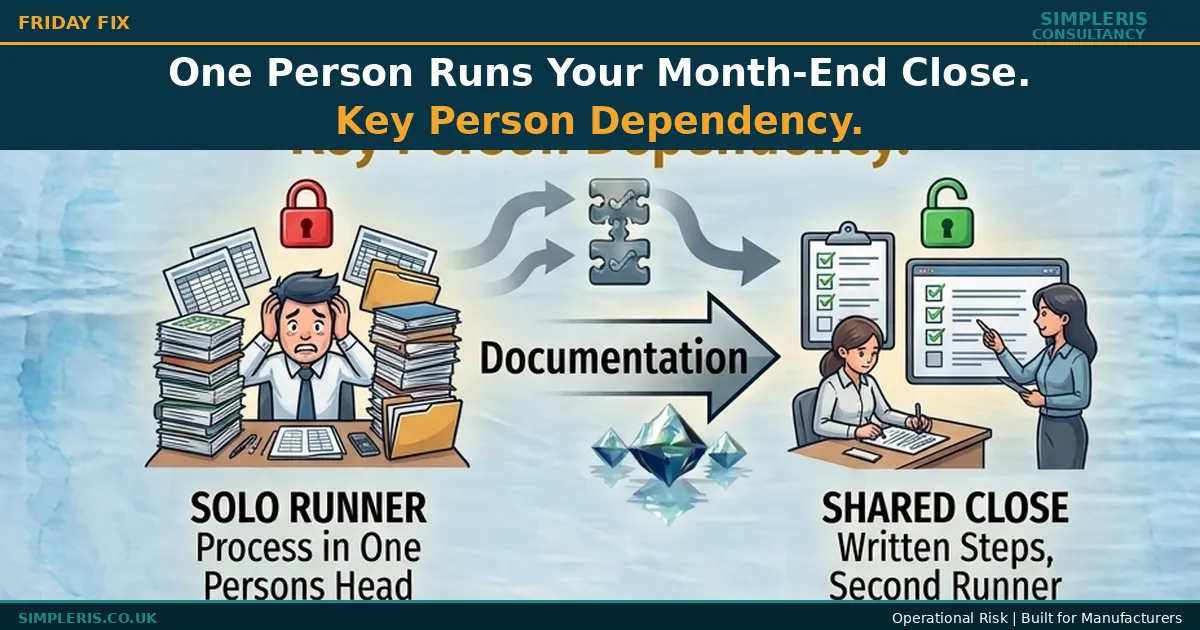 One Person Runs Your Month-End Close