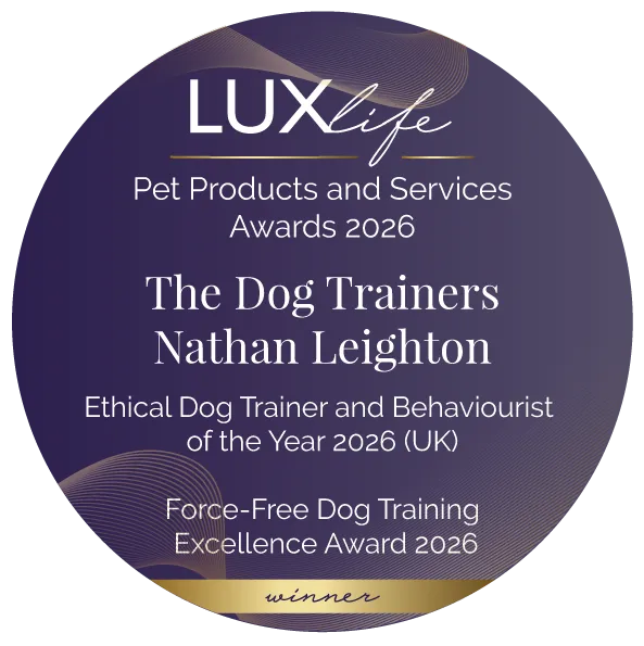 Winner of SME Dog Trainer of the Year Award