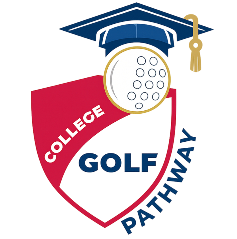 Junior golfers preparing for collegiate golf recruitment and university placement