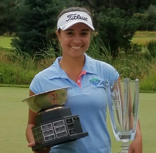 Junior golfers preparing for collegiate golf recruitment and university placement
