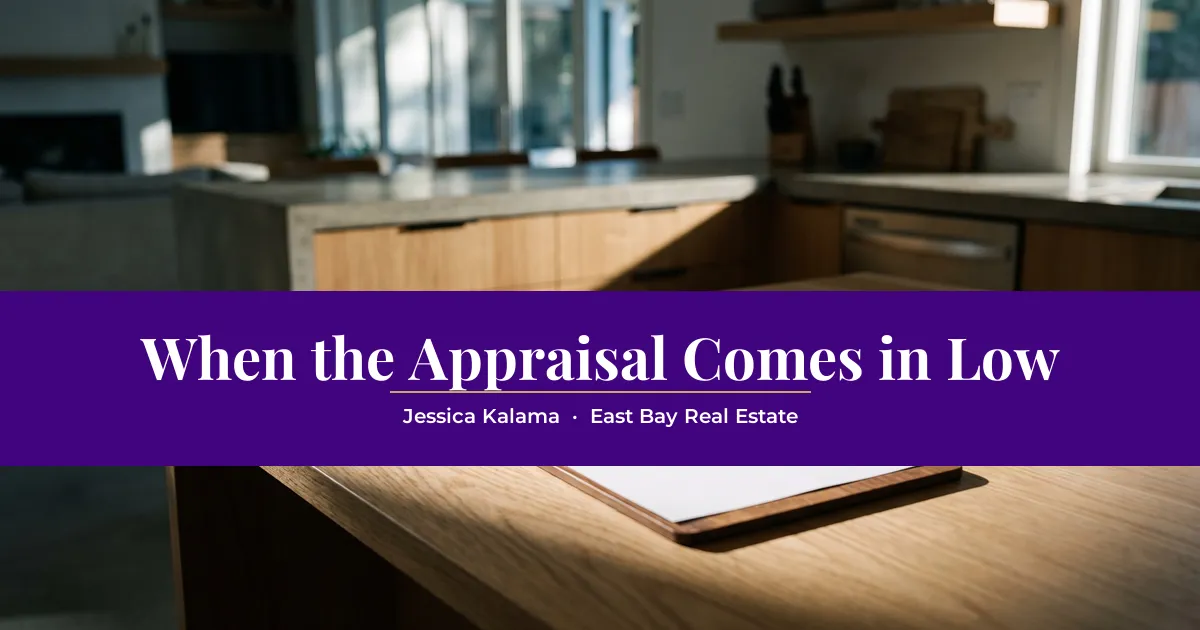 What Happens When an Appraisal Comes in Low on a Walnut Creek Home?