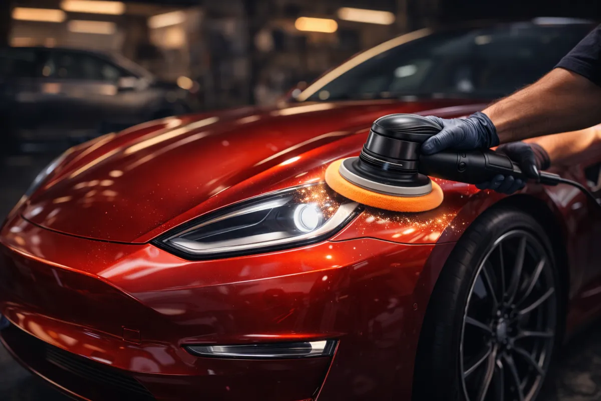 a person with a broom and a bucket