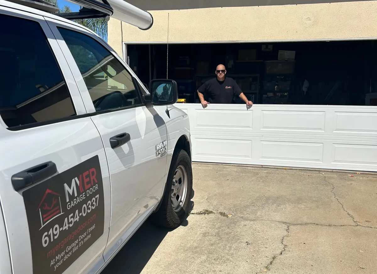 [Real job photo] Garage Door Repair and Installation in La Mesa, CA - Myer Garage Door