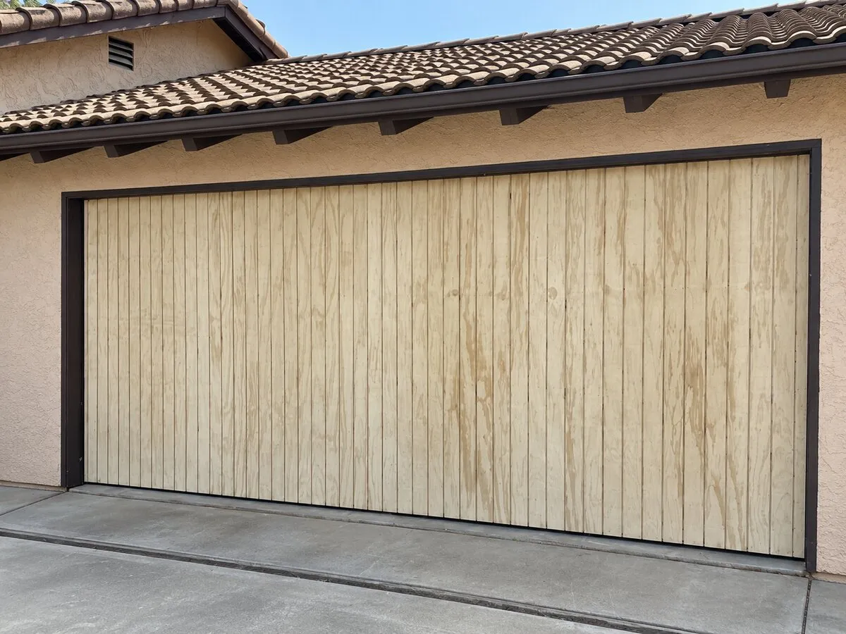 [Real job photo] One-Piece Garage Door Repair - La Mesa, CA