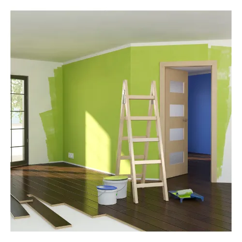 Bright living room painted by interior painters in Bethesda MD