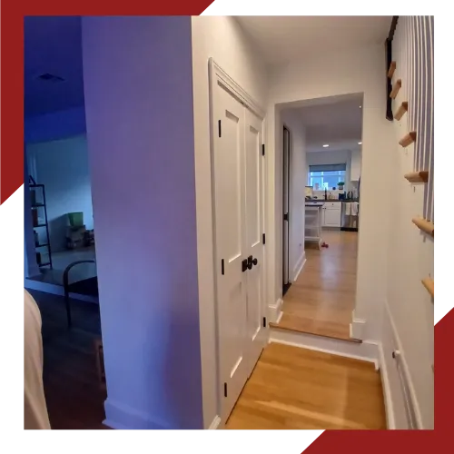 Fresh interior painting service in a Rockville, MD home