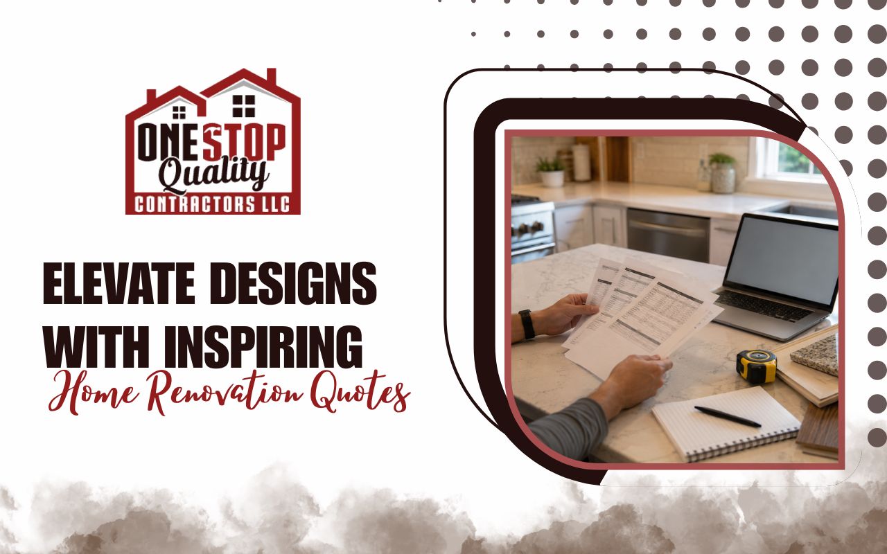 Homeowner reviewing home renovation quotes before planning a remodel