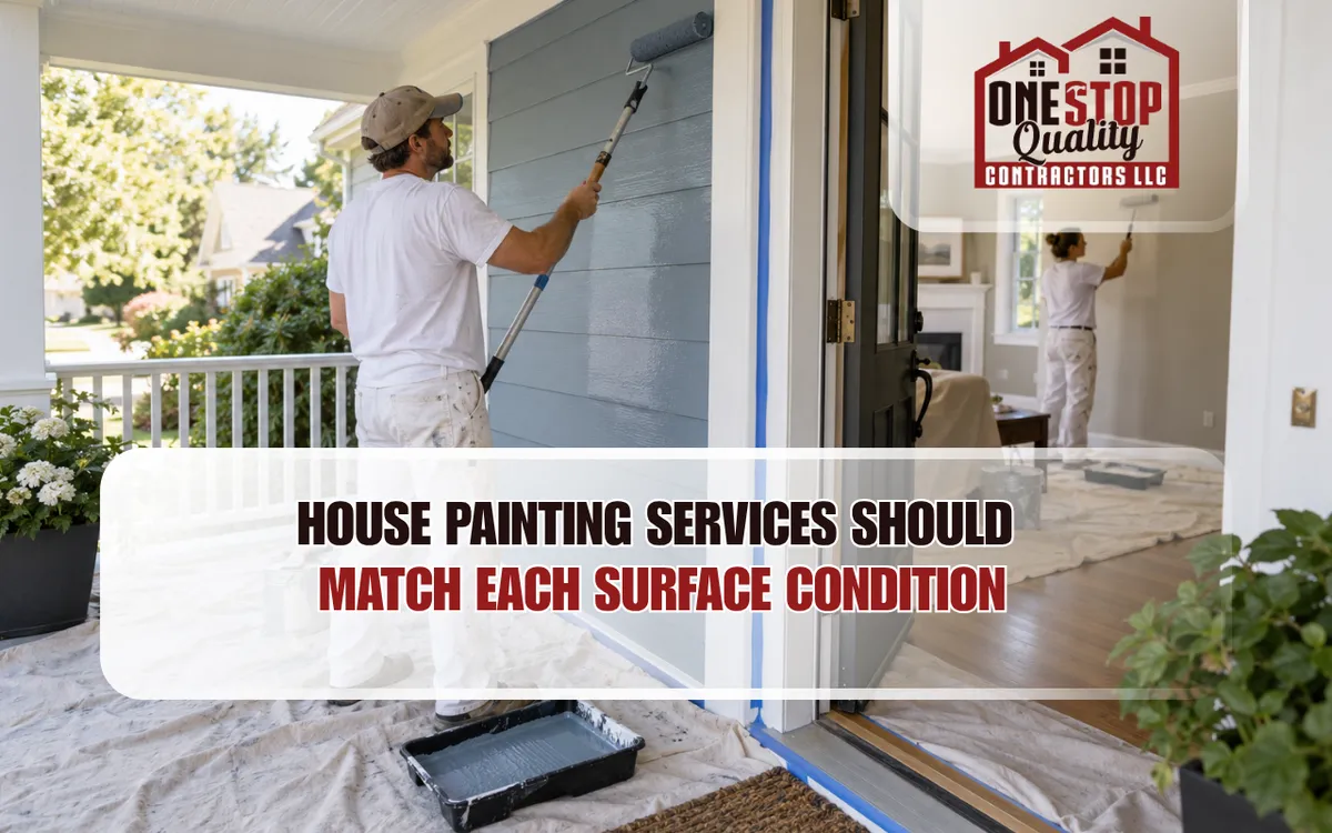 House Painting Services Should Match Each Surface Condition