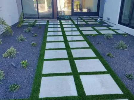 synthetic turf installation