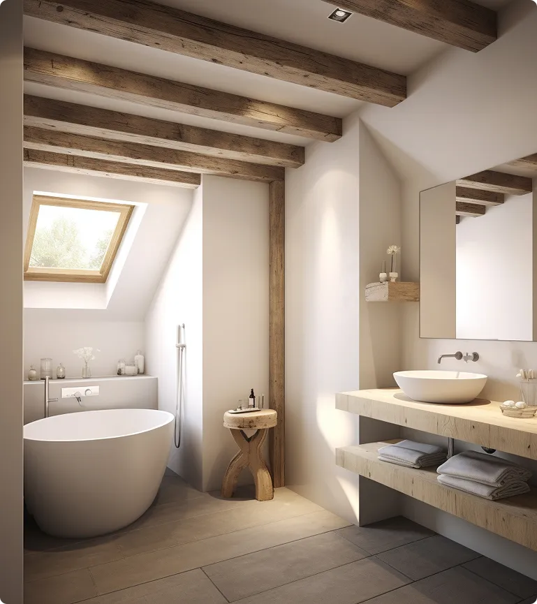 Rhode Island Bath & Shower consultants collaborating with homeowners on bathroom design plans