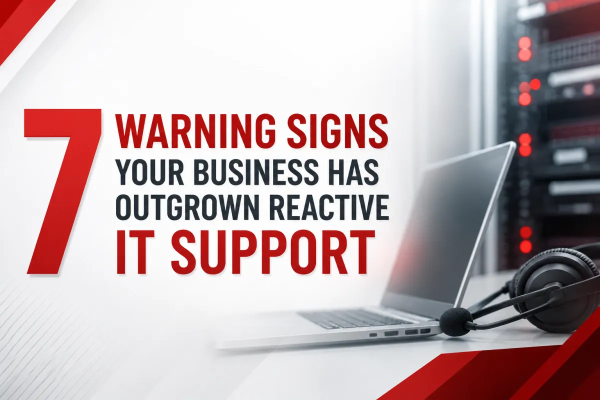 7 Warning Signs Your Business Has Outgrown Reactive IT Support