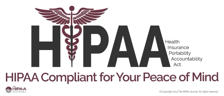 Trust and security logos including HIPAA compliance and encrypted transfer seals