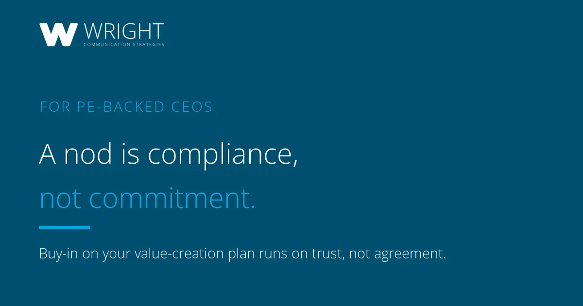 Your Value-Creation Plan Failed on a Tuesday at 2 p.m.