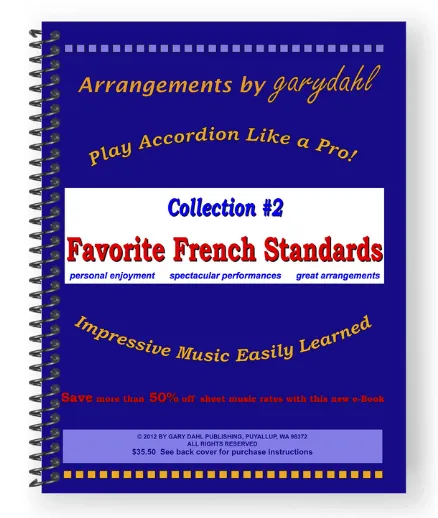 Piano Accordion Sheet Music French Standards