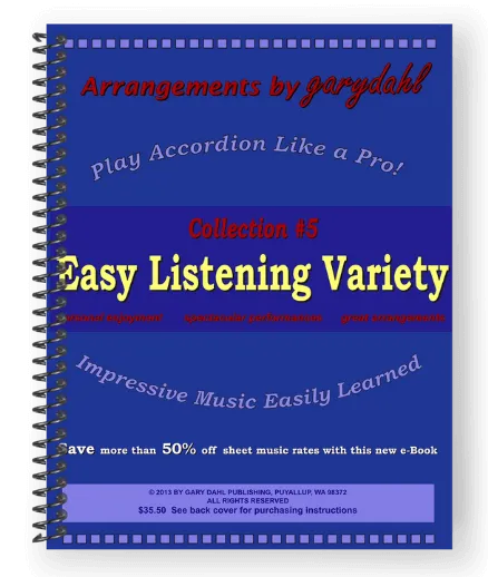 Piano Accordion Sheet Music Easy Listening