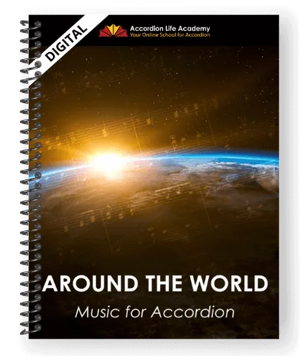 Accordion Life Academy's Around The World Sheet Music for Piano Accordion