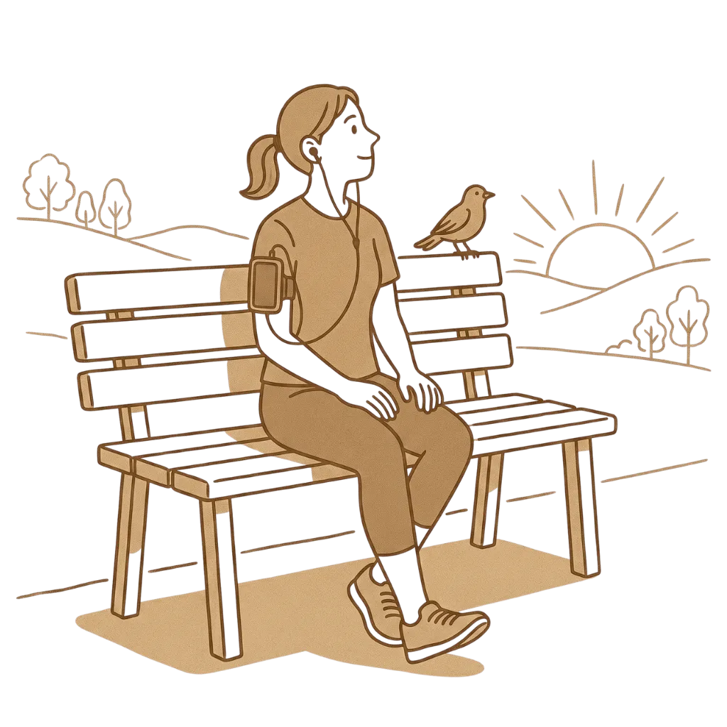 Cozy kitchen meal prep illustration