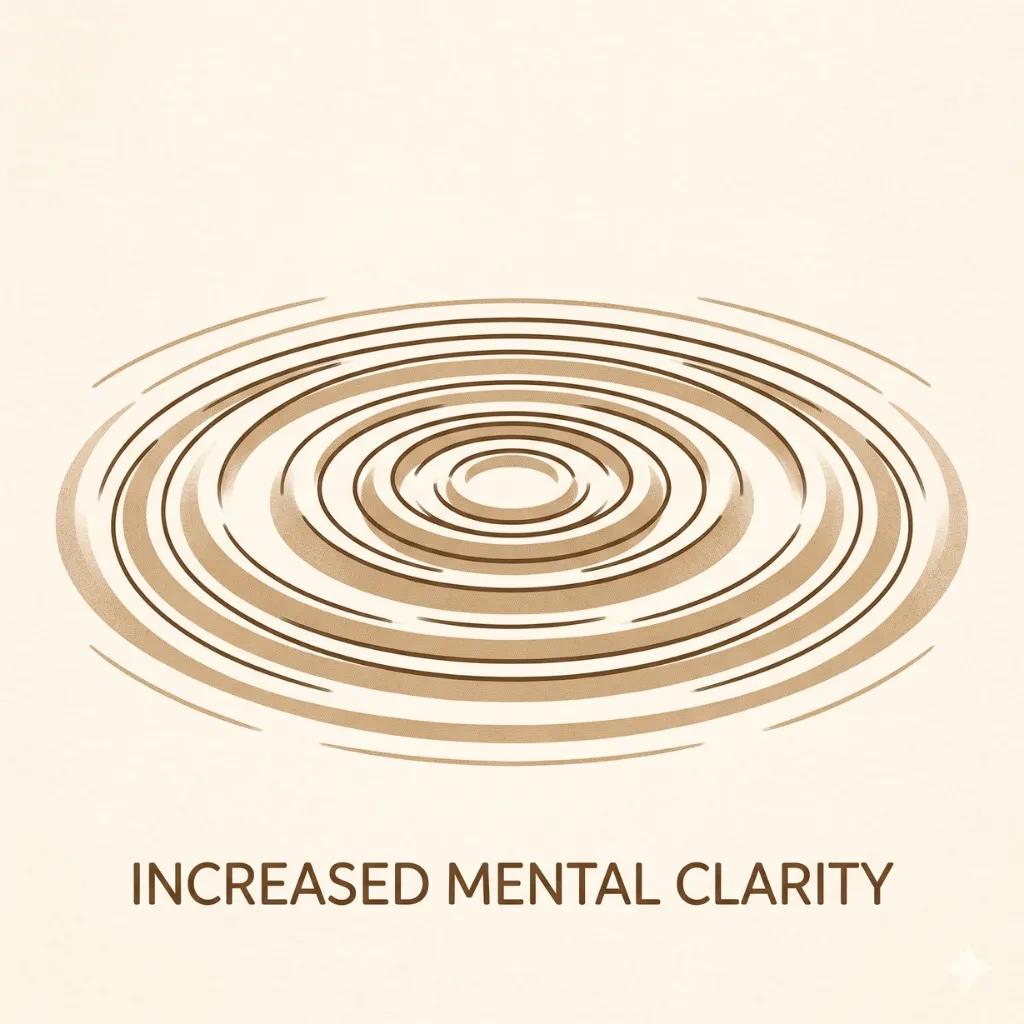 Mental Clarity illustration with a water ripple