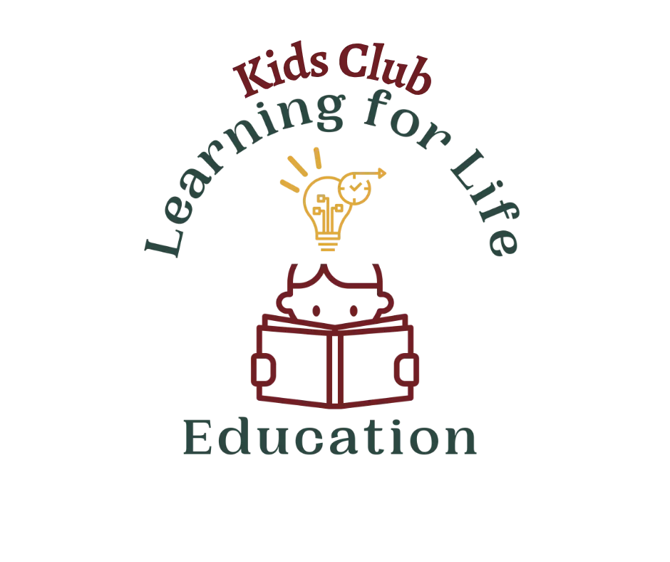 kids club logo with a big snail and a little snail