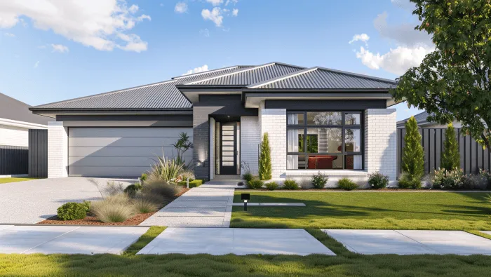  Illustrative image of a spacious 4-bedroom, 2-bathroom home with a games room on Inspiration Boulevard in Yanchep.