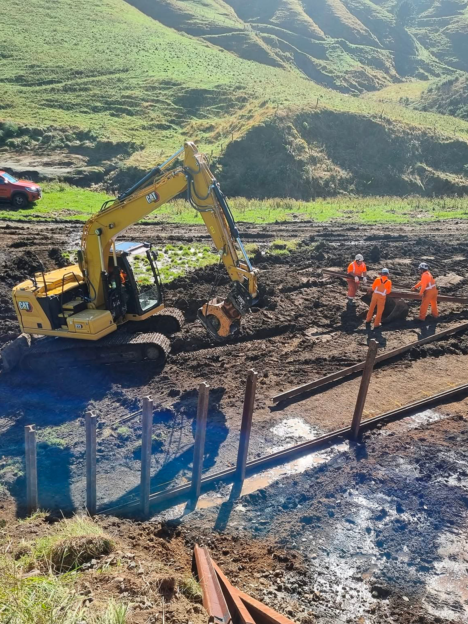 Earthworks and excavation contractor working in Whanganui