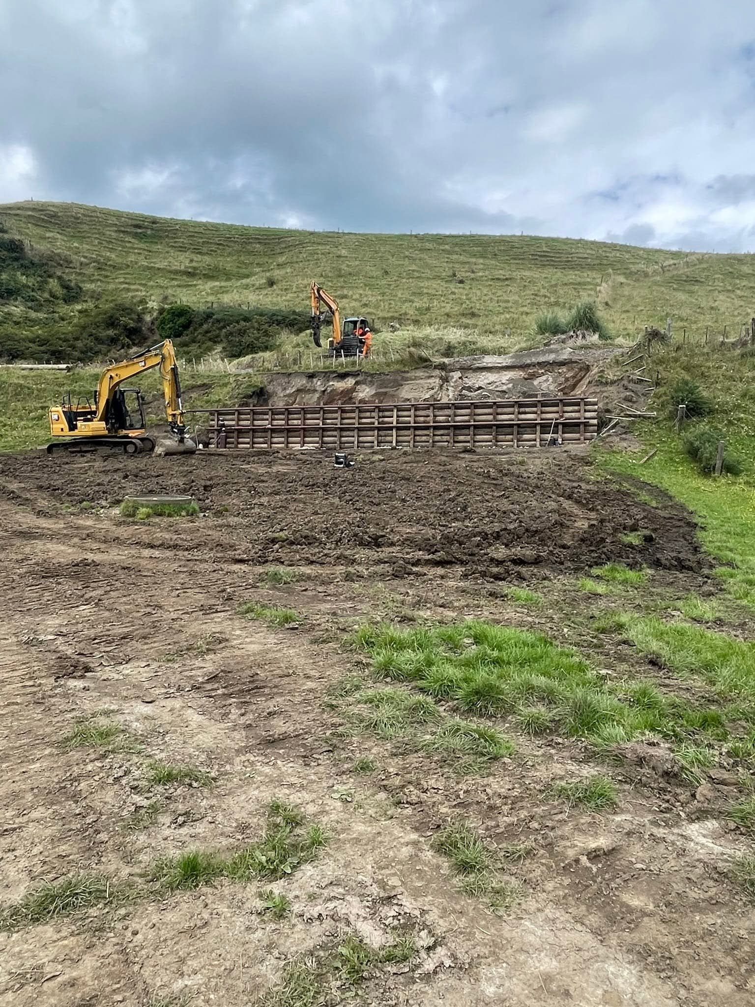 Site preparation services completed by Digger Services in Whanganui