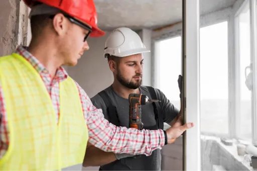 Glass installation process