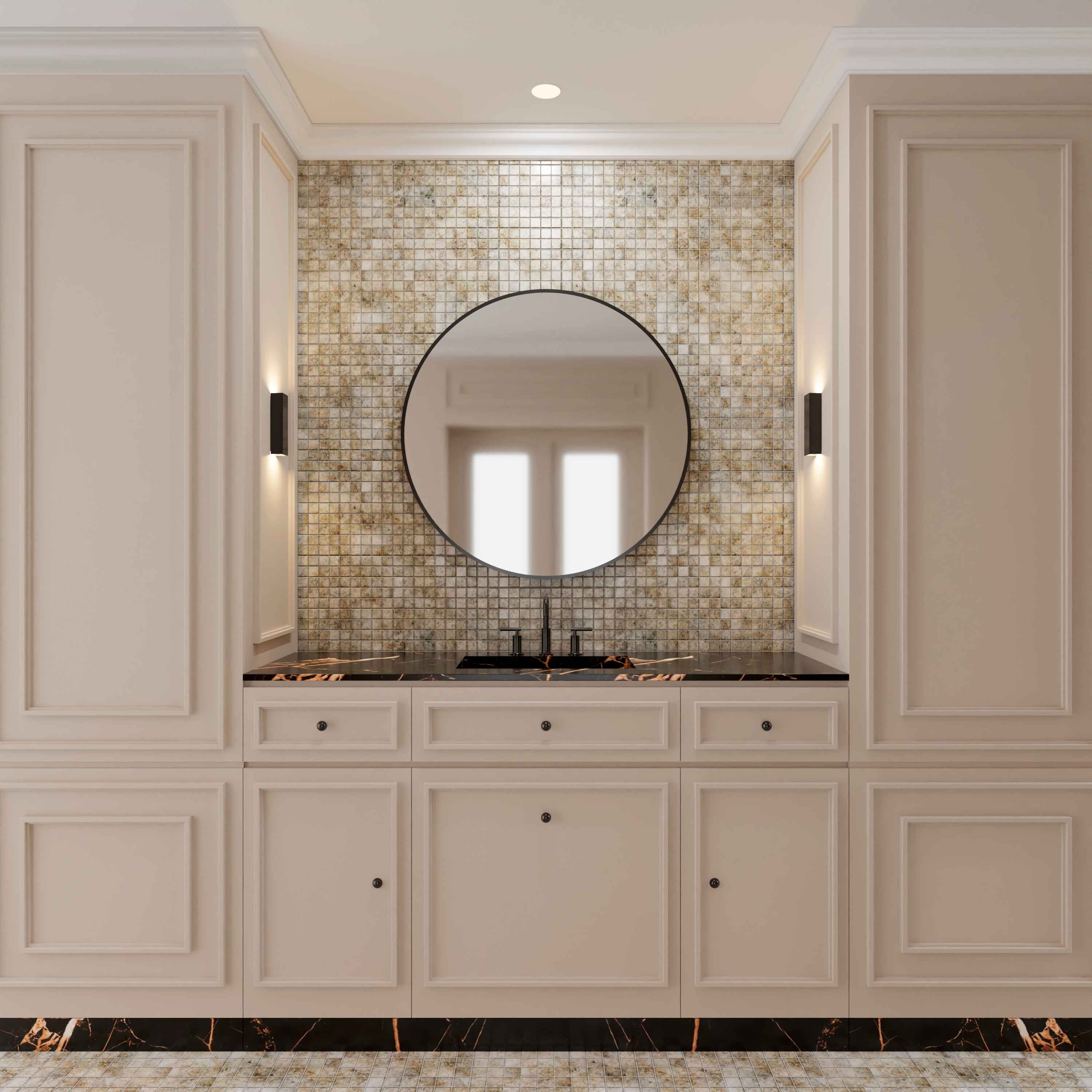  Large wall mirror safety