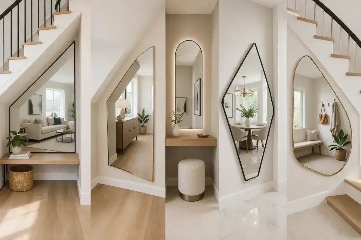 Custom cut mirror shapes