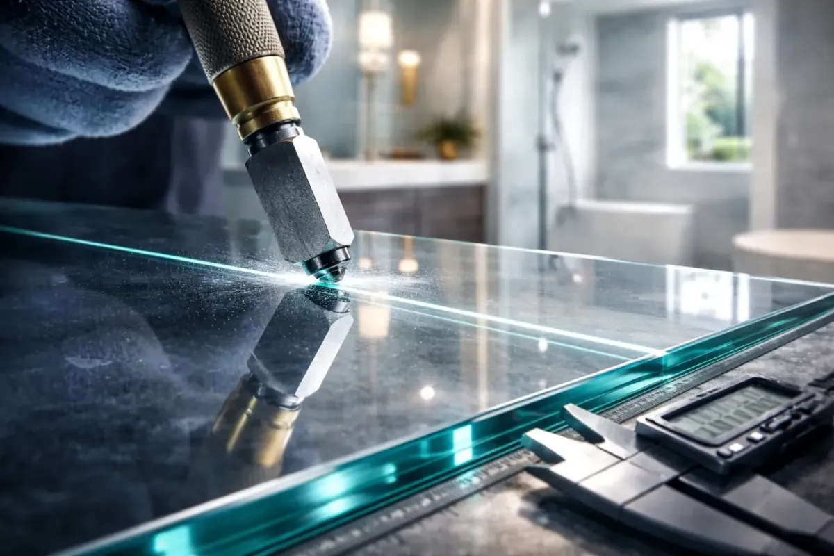 Glass cutting precision