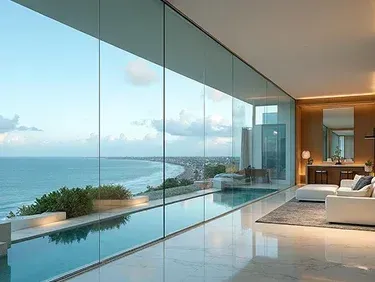 Tempered and laminated safety glass used by a professional glass railing company