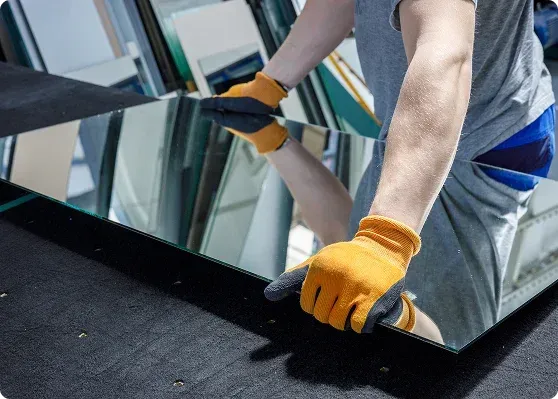 Frameless exterior glass railing for unobstructed ocean views in Naples.