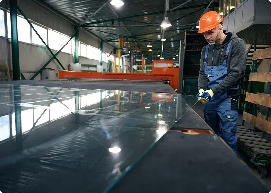 Custom interior glass handrailing for luxury residential staircases in Naples