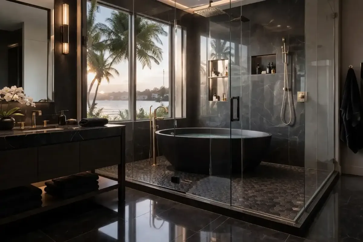 Tub to shower conversion in Naples