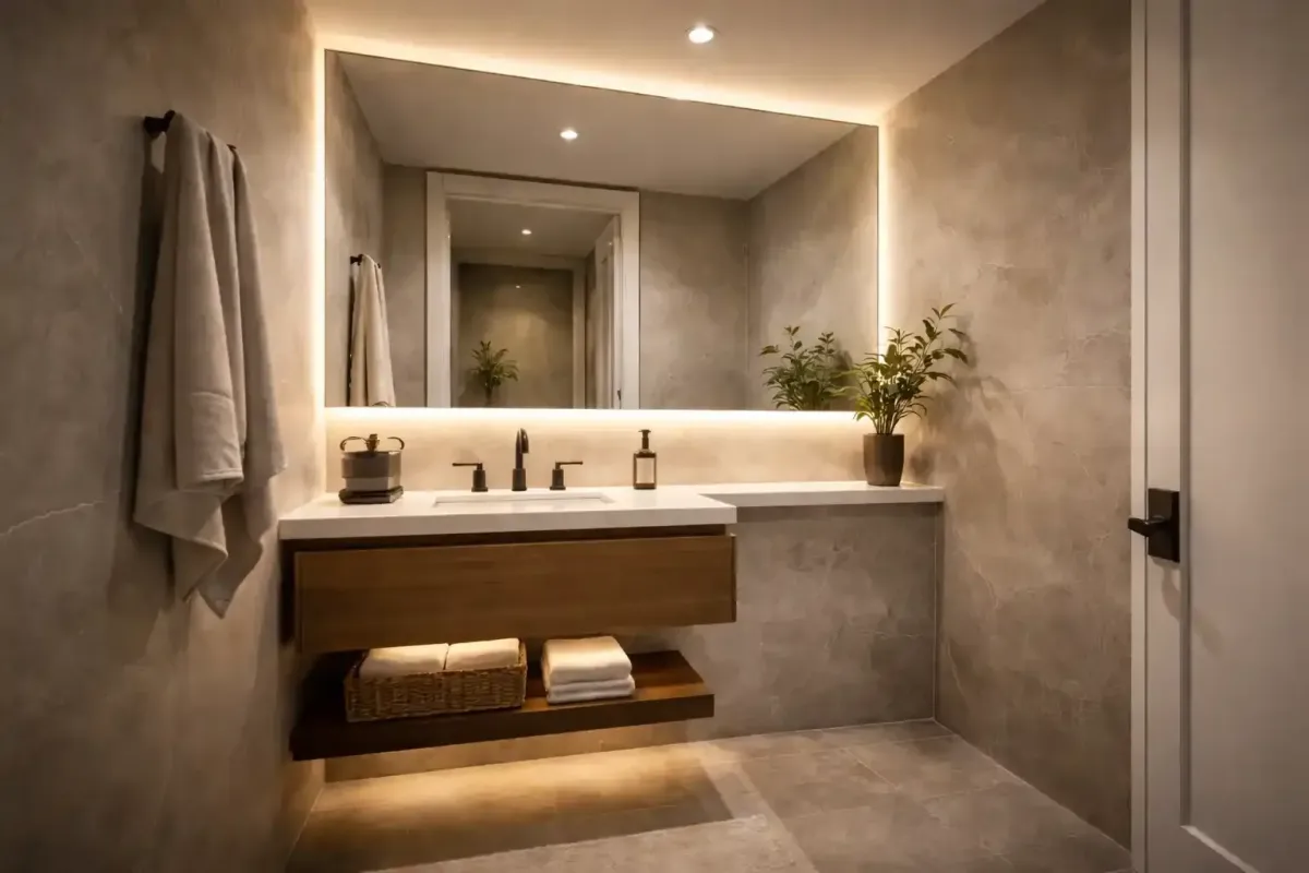 Small bathroom mirrors