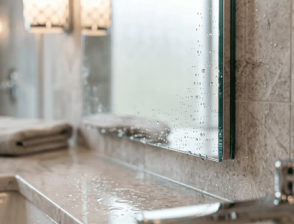 High-quality bathroom mirrors near me featuring superior moisture-resistant backing to prevent deterioration in humid Naples bathrooms