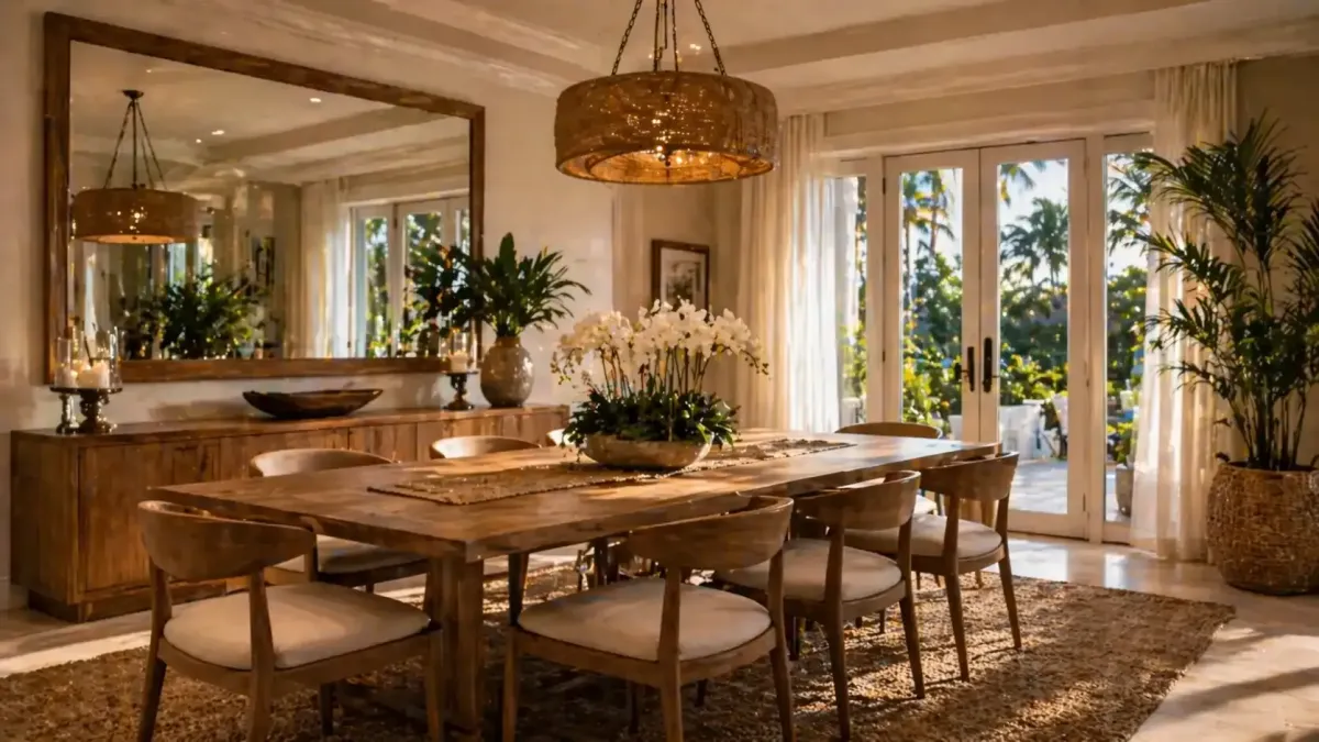 Dining room wall mirrors