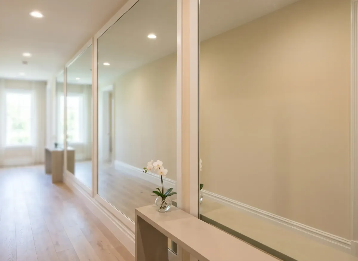 Balcony railings with glass at the Ritz-Carlton Residences