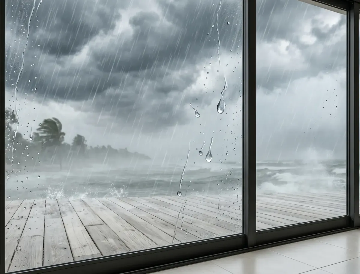 Modern dual-vanity residential mirrors installed in a Naples, Florida bathroom