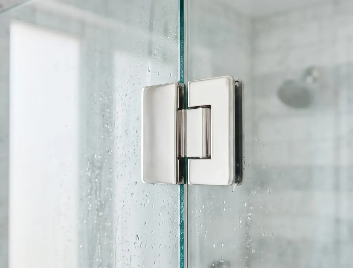 Premium stainless steel and bronze hardware for custom glass handrailing systems