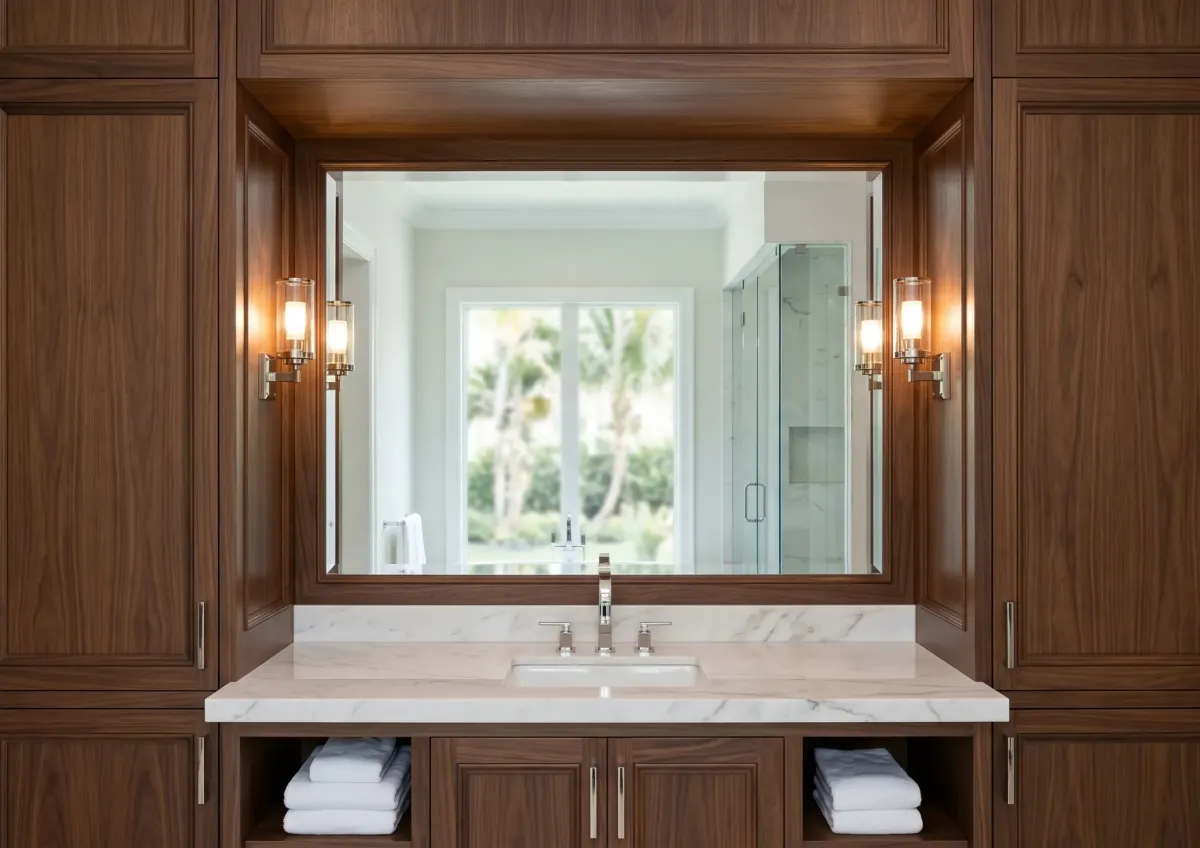 Custom interior glass handrailing for luxury residential staircases in Naples