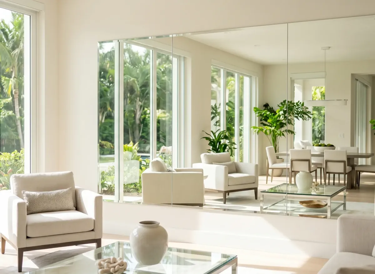 Balcony railings with glass at the Ritz-Carlton Residences