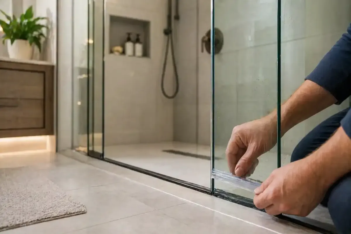 Shower door sweep replacement 
