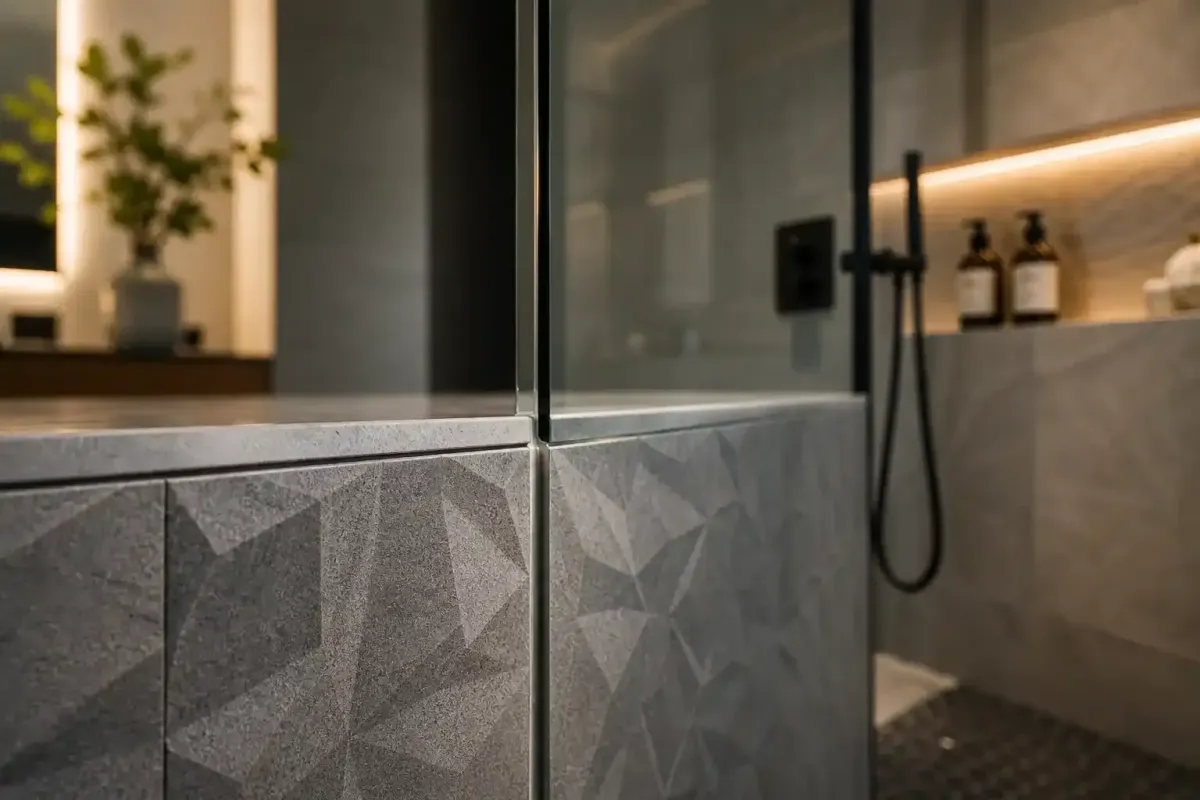 Matching glass to tile