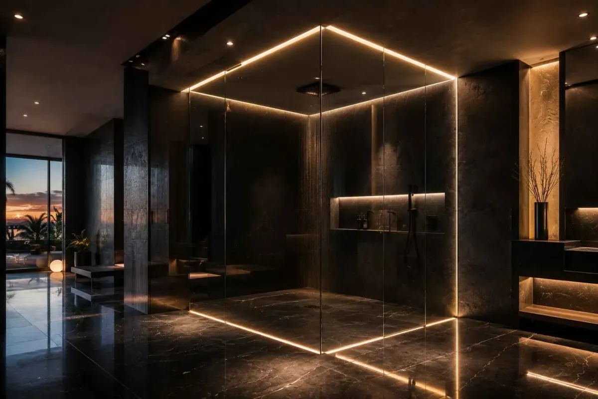 Minimalist glass design