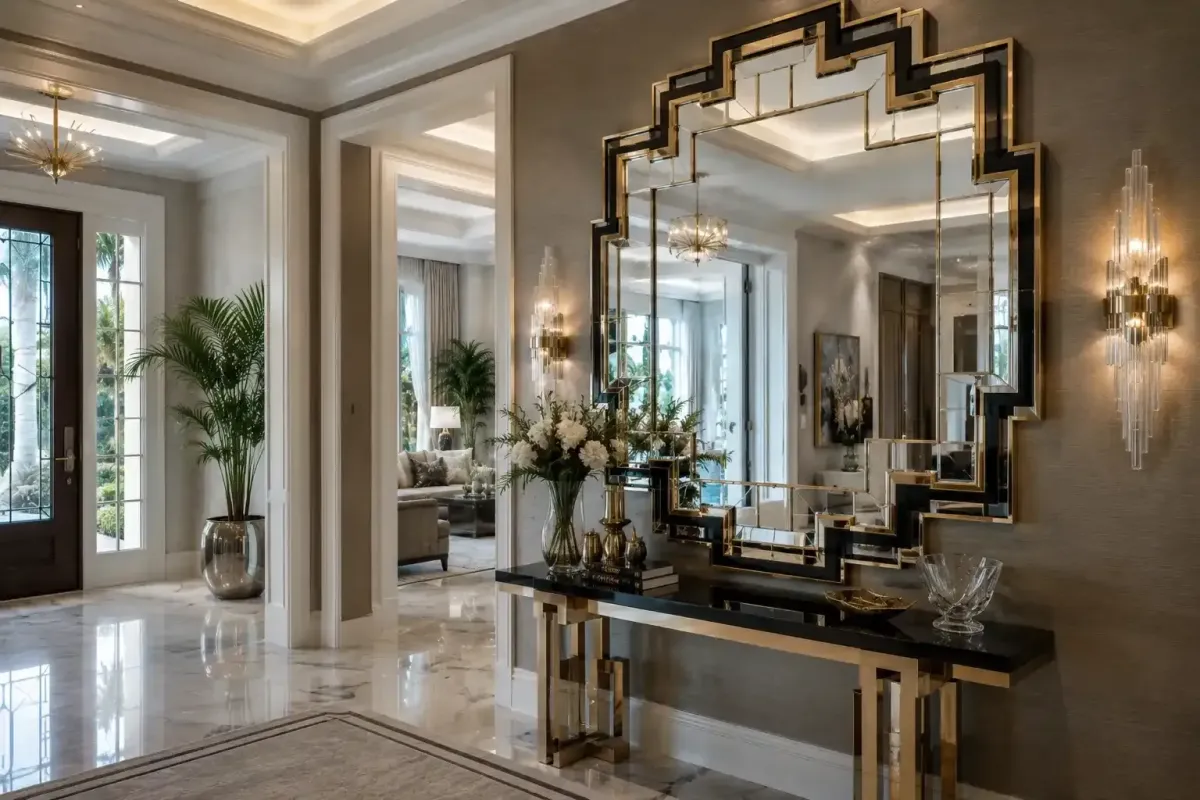 Art deco mirrors in Naples