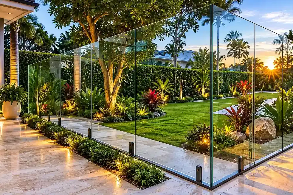 Glass plant partitions